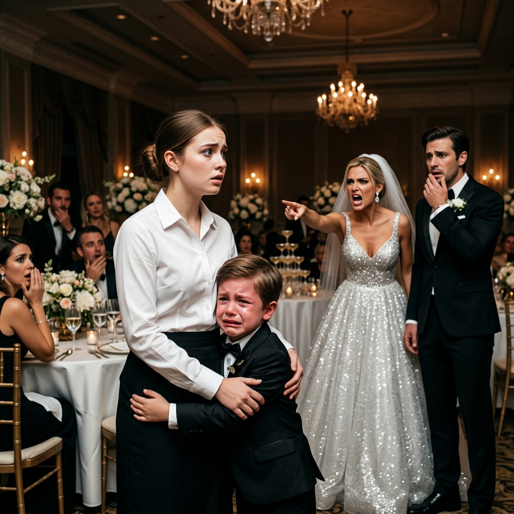 The Boy Who Chose the Woman Holding the Tray