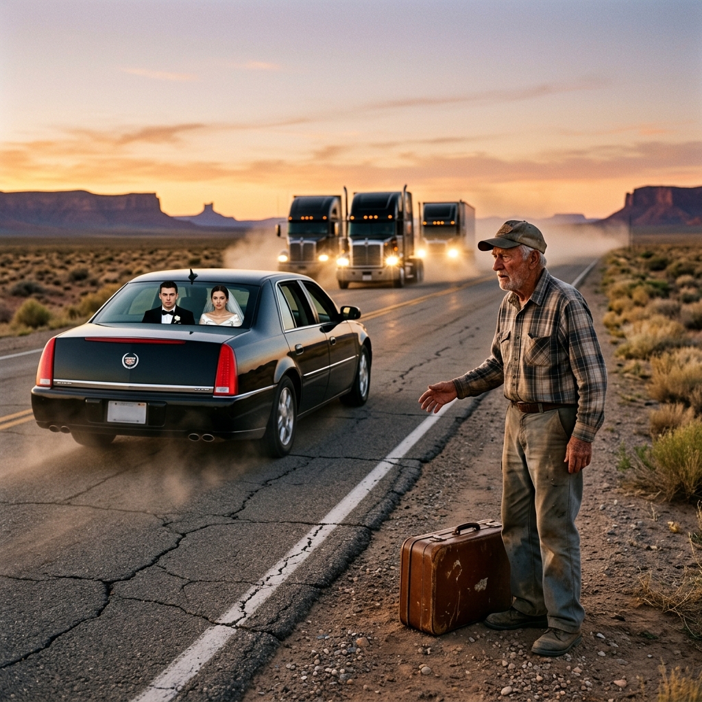They Left the Old Man on Route 66—Then His Convoy Arrived